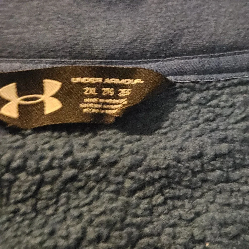 Under Armour UA Storm XXL Blue Fleece Full‎ Zip Coat Jacket